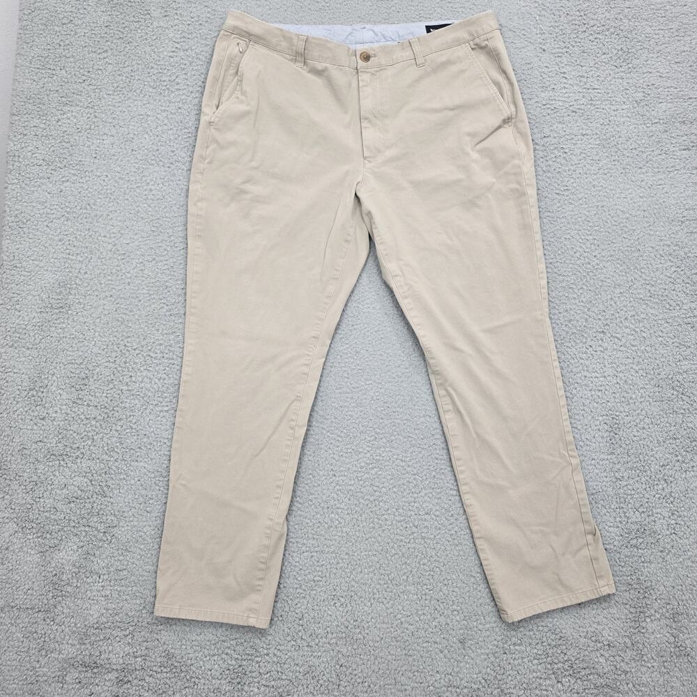 Bonobos The Washed Chino Pant 2.0 Slim Khaki 38x30 Slim Fit Stretch Cotton Tan